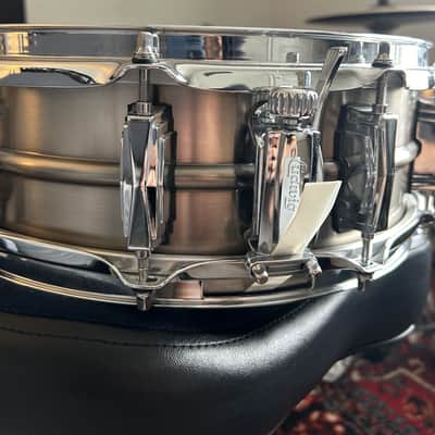Ludwig LC664 Limited Edition Pewter Copper Phonic 5x14" 10-Lug Snare Drum 2020 - Pewter image 3