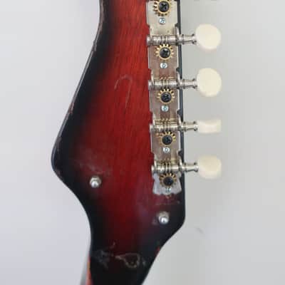 Time Warp Clean Vintage 1960s Teisco Bizarre Guitar Kawai S1 S70 1 PU Awesome Rare Stock Wicked Design Kingston Norma Zim-Gar image 9