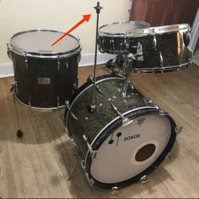 Vintage Rubber Cymbal mount N.O.S. ( Sonor,Trixon, Premier etc) 50s-60s - Black 🖤 image 9
