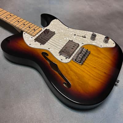 2007 Fender Classic Series '72 Thinline 3-Color Sunburst image 9