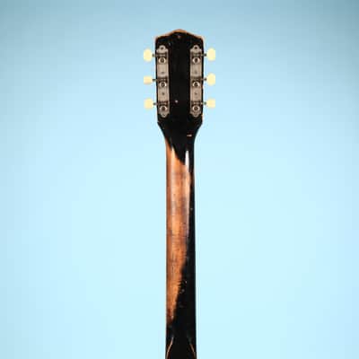Silvertone 1420 Vintage Stratotone Black Electric Guitar image 5