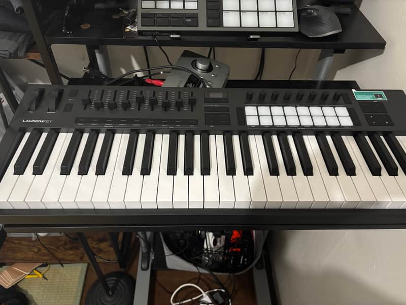 Novation Launchkey 49 MKIV MIDI Keyboard Controller 2024 - Present - Black image 1