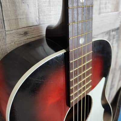 Airline Parlor Size 60's - Red to black burst w/ hardcase image 7