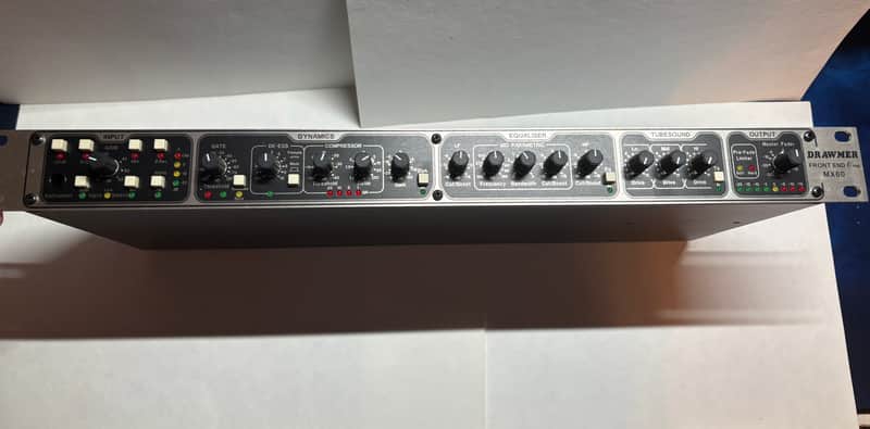 Drawmer  Frontend MX60 STUDIO CHANNEL STRIP- Gold * SUPER RARE GOLD FACE* image 1