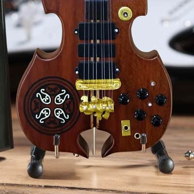 AXE HEAVEN John Paul Jones Alembic 8-String MINIATURE Bass Display Gift image 6