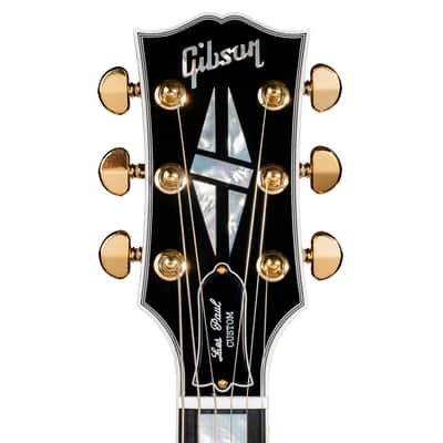 Gibson Custom Shop Modern Les Paul Custom Long Scale Electric Guitar, Ebony image 6