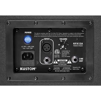 Kustom PA KPX12A 12" Powered Speaker Regular image 8