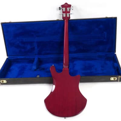 1980 Guild B-301 Bass Left Handed - Cherry Finish - Original Case - Rare Lefty! image 3