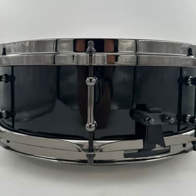 Montineri Custom 5"x14" "Murder Black" 10-Ply Jasper Maple Snare image 8