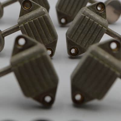60’s Waffleback Tuners Complete Set Waffle Back Kluson 3x3 image 5