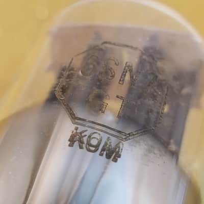 Sylvania Matched Pair (2) 6SN7GT tNOS AT1000 TESTED Vacuum Tubes T3 Tall Boy 2-hole black in-facing T plates dual triode 1949-1953 image 17