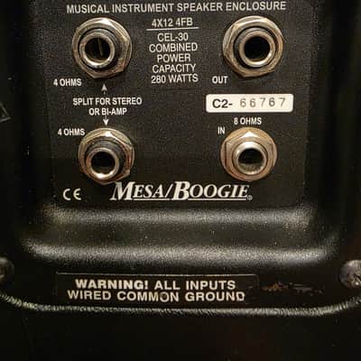 Mesa Boogie Rectifier Standard 4x12" Slant Guitar Speaker Cabinet 1992 - Present - Various image 4