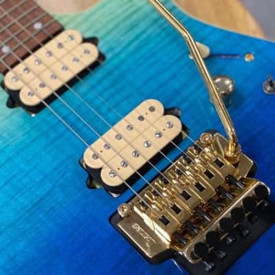Ibanez RG420HPFM BRG Blue Reef Gradation *****TOP***** (DiMarzio) Floyd Rose 2022 - Blue Reef image 3