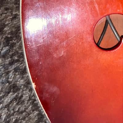 Vintage Harmony Rocket hollow body electric guitar made in usa image 5