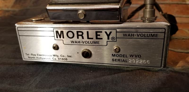 Morley WVO Vintage Wah/Volume 70s Chrome image 1