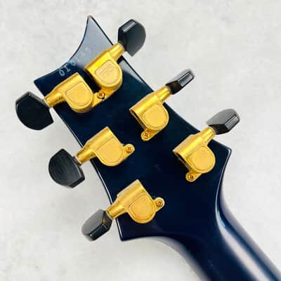 PRS Custom 24 10-Top Birds Brazilian Rosewood Gold Hardware 1990 - Royal Blue image 20
