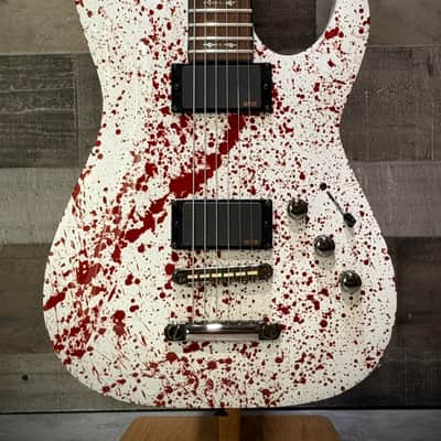 Schecter Hellraiser C-VI Electric Guitar - Blood Splatter (184) image 4
