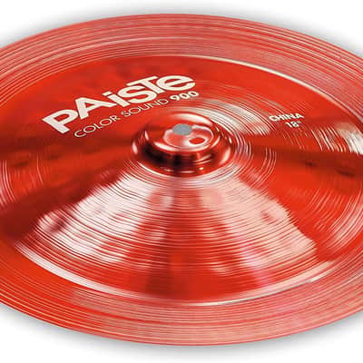 Paiste Color Sound 900 Red 18" China Cymbal/Brand New/Model # CY0001922618 image 1