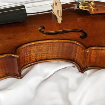 Amati high end copy 7/8 size violin sweet sound pro setup w. case image 3