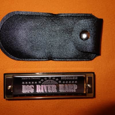 new BIG RIVER HARMONICA KEY E w GIGBAG Made Germany country rock blues folk world harp MS SERIES image 1