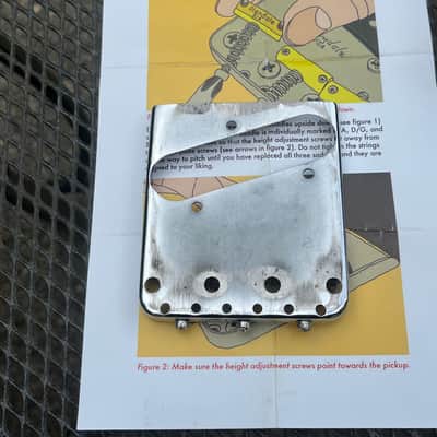 Glendale Cold Rolled steel bridge and steel saddles image 6