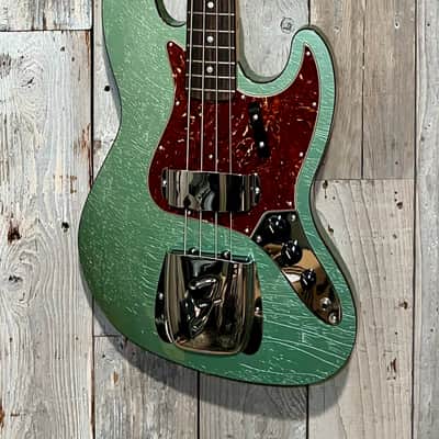 NEW Fender Custom Shop Limited Edition '60s Jazz Bass Deluxe Closet Classic - Aged Sage Green Metallic, Pro Set Up Included! Ships Fast and Free! image 2
