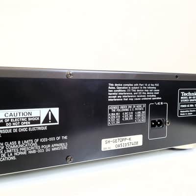 Technics SH-GE70 Stereo Graphic Equalizer image 13