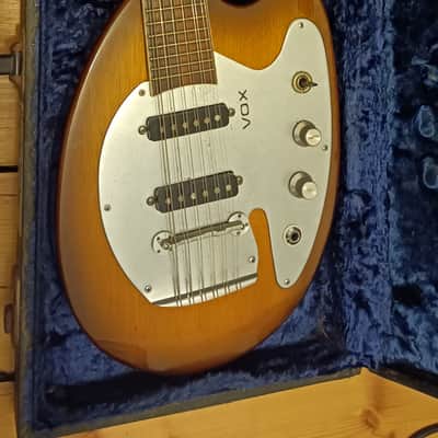 Vox Mando Guitar 12 String Octave Twelve, 1966 Made in England w/Original Case image 1