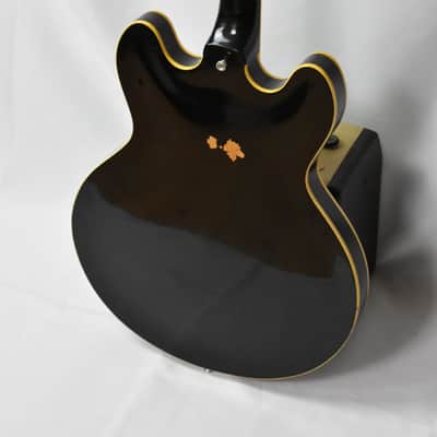 RARE! 1968 Gibson ES-335TD Custom Colour Factory Black w/OHSC & Paperwork image 9