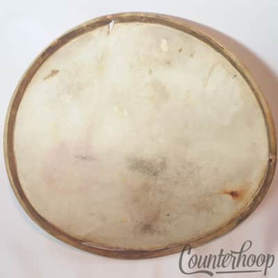 Gretsch 2x 24" Broadkaster Calf Skin Bass Drum Heads Calfskin Vintage 40s USA RB image 12