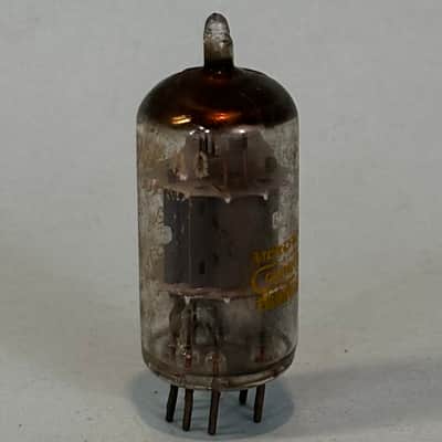 Vintage Amperex 9A8 PCF80 Made In Holland Gray Plate Halo Getter Tube! T530 image 4