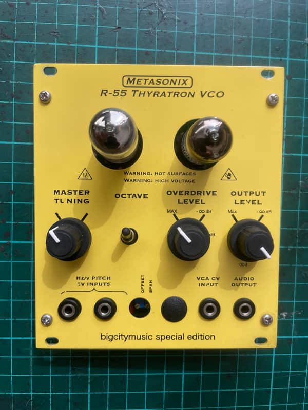 Metasonix R-55 Thyratron VCO Big City Music Special Edition 2012 - Yellow image 1