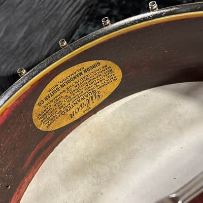 1924 Gibson TB-4 Tenor Banjo 21” Scale w/ Original Hard Case image 7