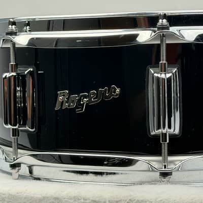 Rogers 5x14" Powertone Reissue Snare Drum - Black Lacquer image 5
