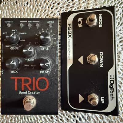 DigiTech TRIO Band Creator w/ FS3X 3-Button Footswitch | Reverb