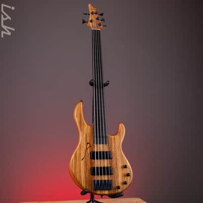 2001 Celinder Aura 5-String Bass Natural *Owned by Richard Bona* image 2