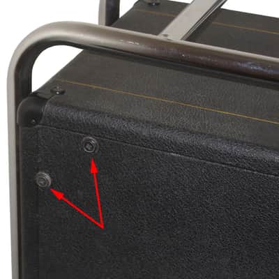 Back Screws for Specific Thomas Vox Amplifiers - Black Plated image 3