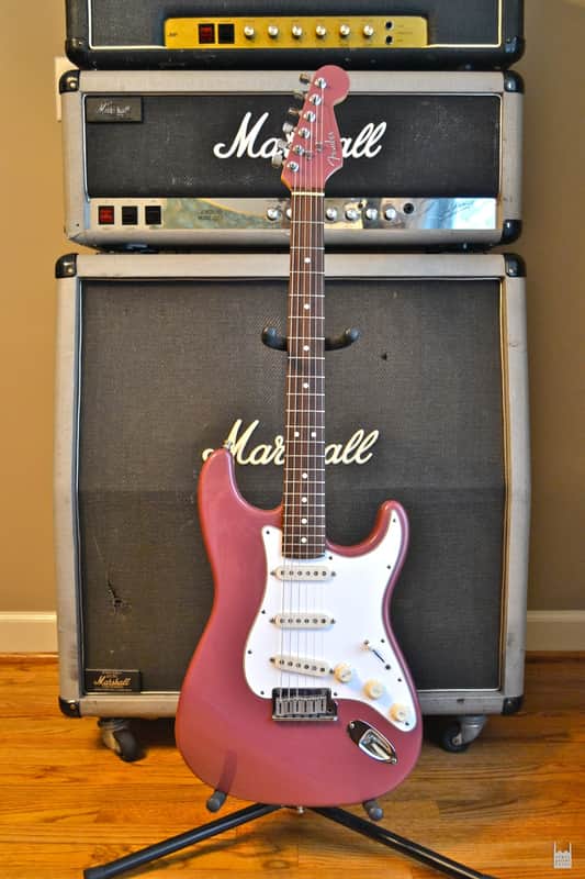 1995 Fender Stratocaster - Limited Edition Matching Headstock - Burgundy Mist image 1