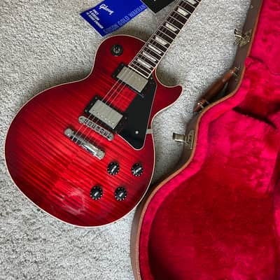 Gibson Les Paul Standard AAA Flame Maple Top 2018 - Blood Orange Burst image 4