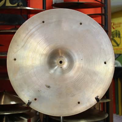 1960s A. Zildjian 18" Sizzle Crash-Ride 1556g image 2