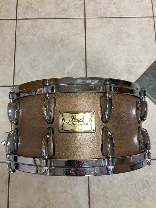 Pearl Masters Custom Maple 🍁 2000’s - Golden Bronze Glitter ✨ Lacquer image 1