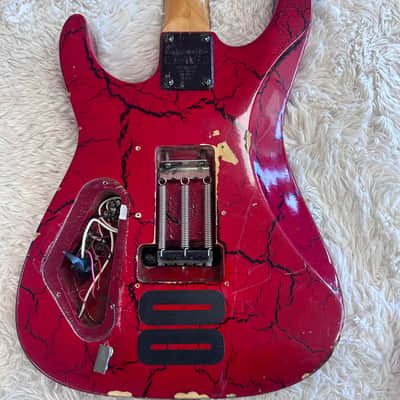Charvel Charvette Model 170 late 80s - Red Crackle image 6