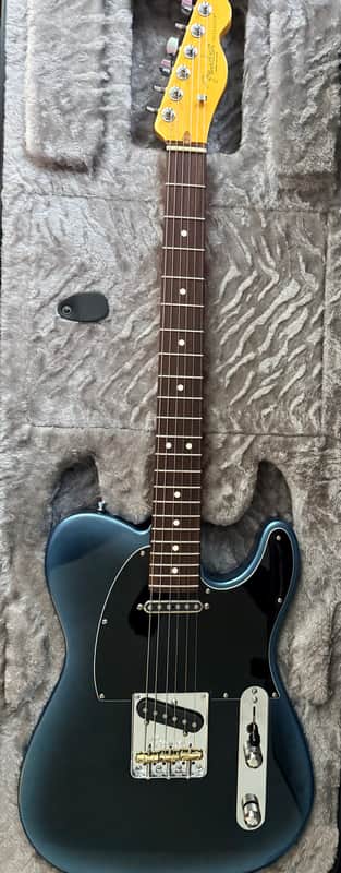 UPGRADED PICKUPS AND LOCKING TUNERS Fender American Professional II Telecaster with Rosewood Fretboard - Dark Night image 1