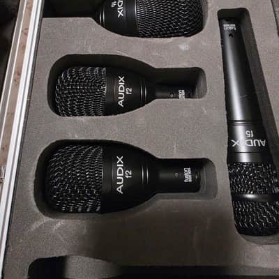 Audix FP5 Fusion Series 5 Piece Mic Pack 2010s - Black image 4