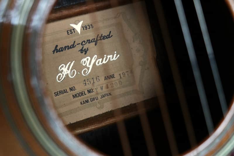 Super RARE Vintage Top Range Yairi YW-1200 1974 + H/Case + Pro Setup image 1