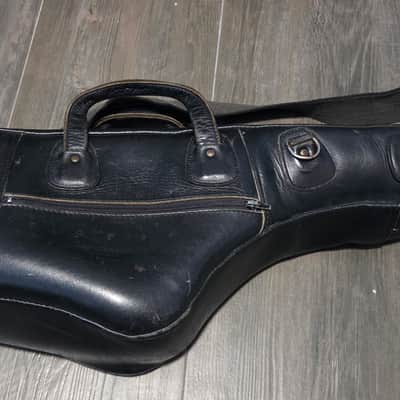 Vintage Reunion Blues Leather Alto Sax Gig Bag - "South Bend" Era - San Francisco Made image 1