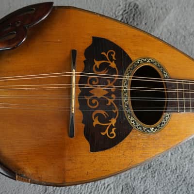 Suzuki Mandola No. 552 Vintage Japanese Bowl Back Mandola w/ Original Case image 5