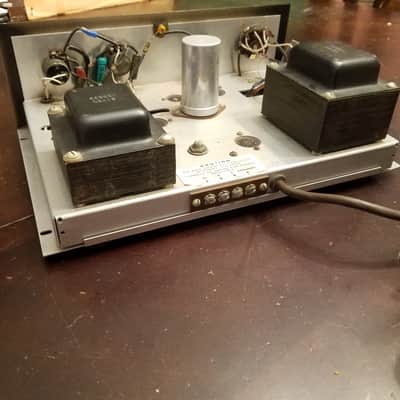 Heathkit Mono Integrated Tube Amp EA2 Stancor Transformers Hifi 1958 - black and gold image 6