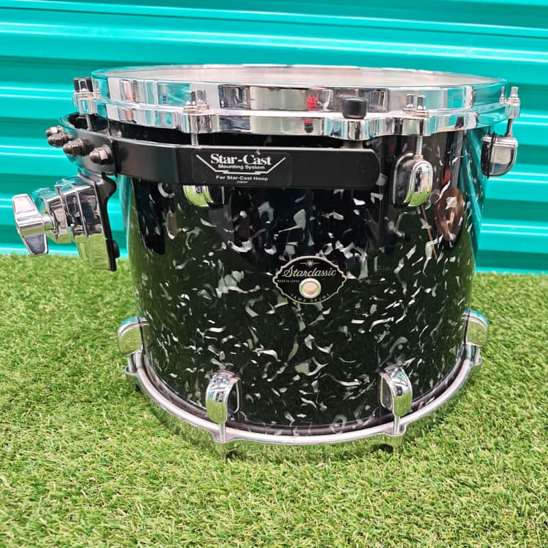 ⚡ Excellent Tama Starclassic 14"X11" Rack Tom Drum Star-Cast Mount- Black Magic⚡ image 1