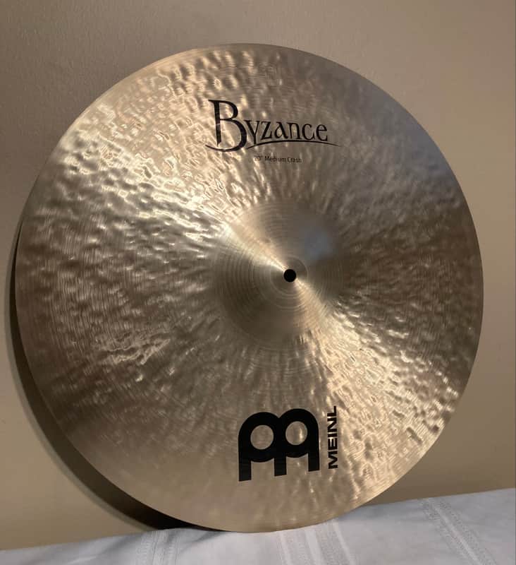Meinl Byzance 20” medium traditional crash cymbal 1820 grams image 1